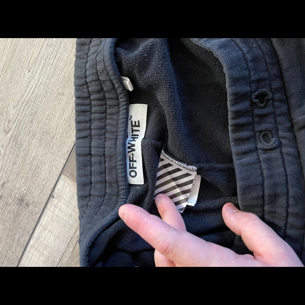 Off white Diagonal Grid Shorts